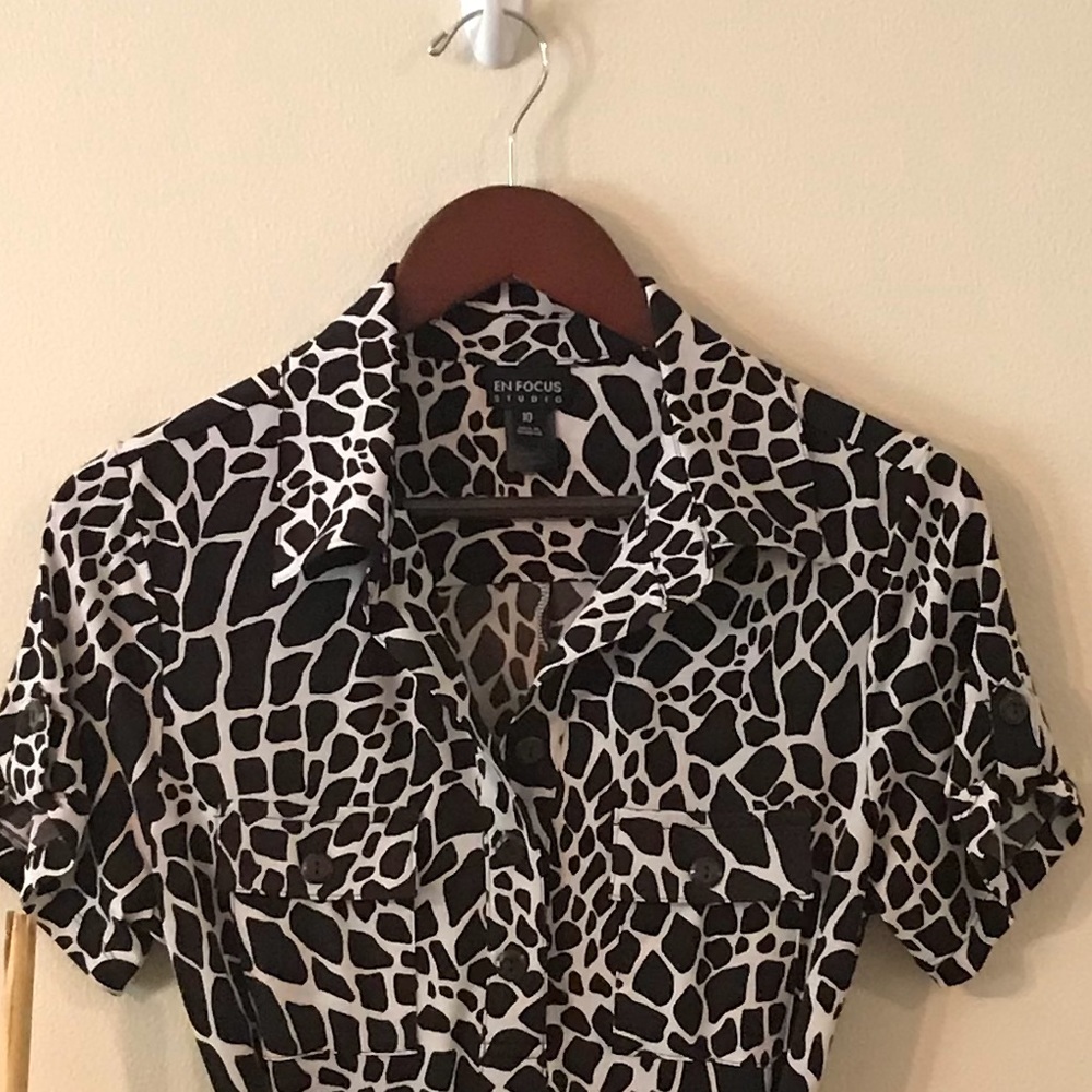 Enfocus Shirt Dress Size 10 - Picture 2 of 5
